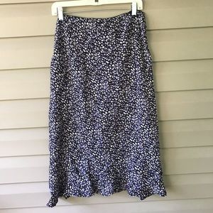 Vintage Quizz Again Floral Midi Skirt- XL